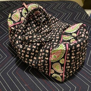 Vera Bradley Large Duffel Pink Elephants